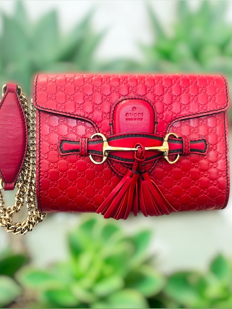 Gucci Guccissima Mini Emily Chain/Shoulder Bag